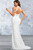 Sleeveless Open Back Wedding Dress