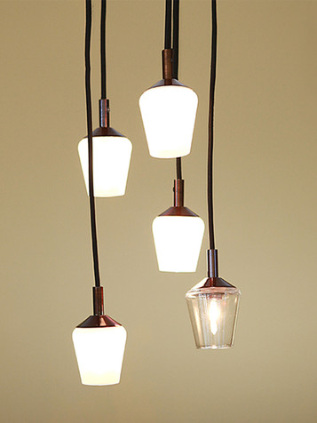 Lux-Multi pendant light. Picture shows the full product with lights on Lux-Multi pendant light. Picture shows the full product with lights on