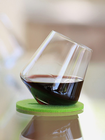 Sempli Cupa-Vino Clear Aerating Wine Glasses Set of 2 in Gift Box CUPVN 