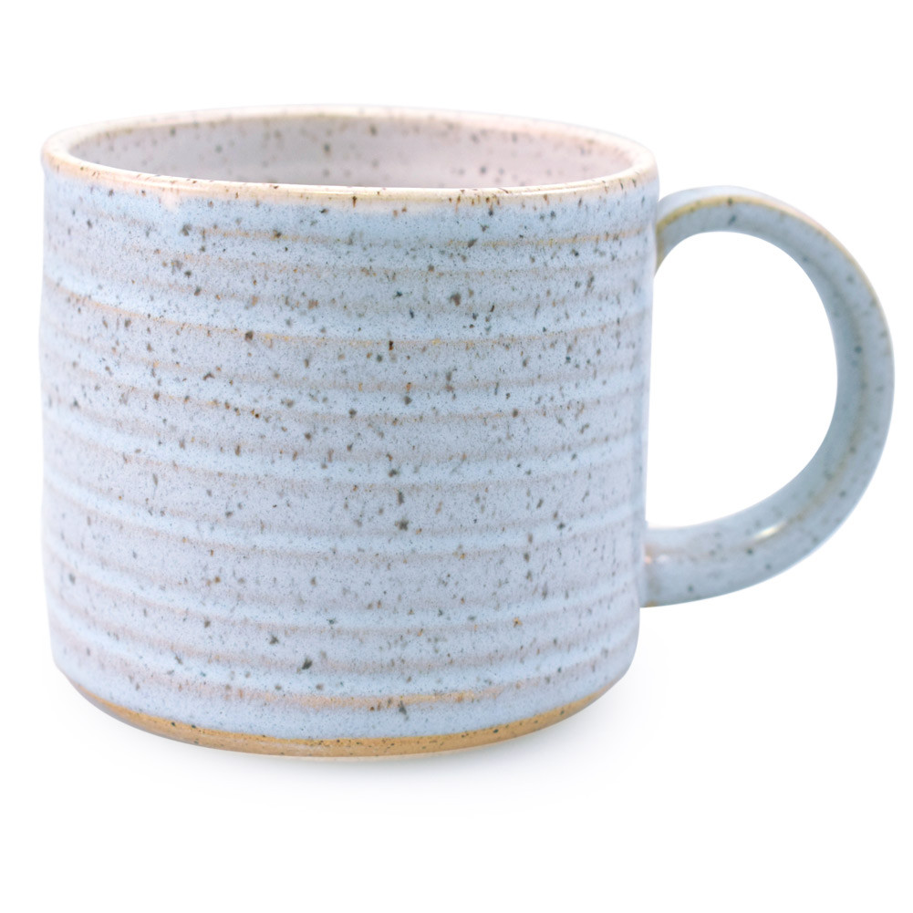 Pale Periwinkle 16-oz Pottery Mug | Made in the USA