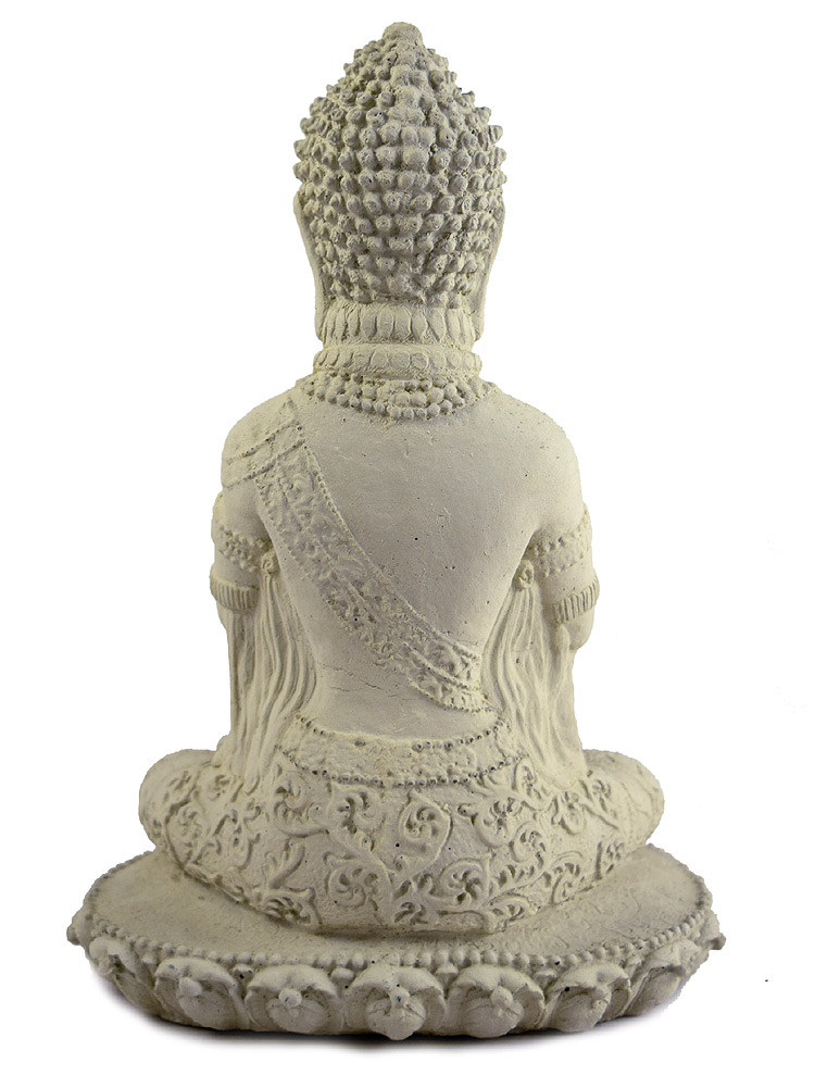 Ornamental Praying Buddha Concrete Garden Statue