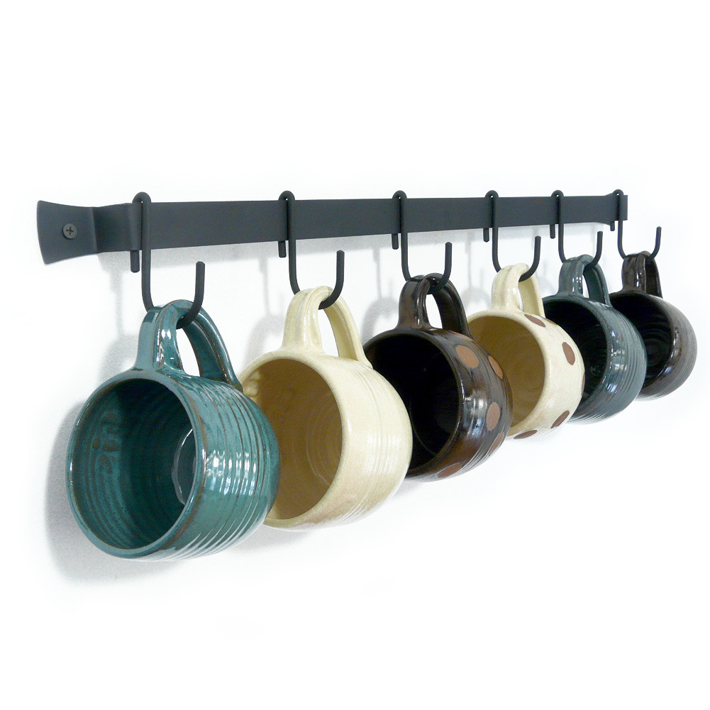 Wrought Iron 24-inch Mug Rack