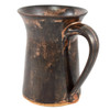 Rustic Stoneware Coffee Mug with Antique Copper Glaze