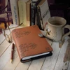 Refillable Leather Writing Journal Book Renaissance
