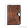 Embossed Leather Journal: Creekside Maple