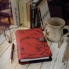 Handmade Red Leather Journal Made in the USA