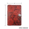 Embossed Leather Journal: Wild Rose