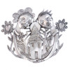 Cast Pewter Art Wall Plaque - 'A House of Love'