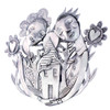 Drumm Cast Pewter Art Wall Plaque - 'A House of Love'