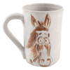 Horse illustration on handmade mug