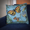 Monarch Butterfly Pillow Made in the USA