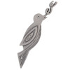 Pewter Mezuzah: Singing Bird