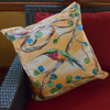 Patio Pillow with Hummingbird, Made in USA