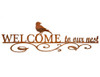 Welcome to Our Nest Rusty Garden Sign