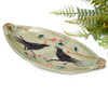 Stoneware Pottery Dish Blackbirds