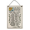 Ceramic Quote Plaque - The Prayer of Saint Francis