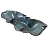 Hilborn Pottery Oblong Wave Bowl in Steel Blue