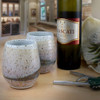 Cottage Pearl Collection: Stoneware Wine Cups, Set of 2