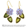 waterlily earrings