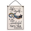 Ceramic Plaque - Hans Christian Anderson Fairy Tale Quote