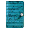Embossed Leather Journal: Music Score