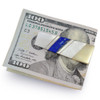 Gemstone Money Clip: Lapis Lazuli and Mother of Pearl