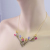 Handmade Flowering Tulip Necklace