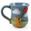 Pooh Bear with Balloon Stoneware Pottery Mug