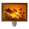 Leaping Rabbit Sunset Mica Nightlight
