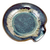 Handmade Stoneware Pottery Spoon Rest in Midnight Blue