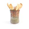 Handmade Pottery Utensil Holder Jar