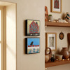Mini Art Blocks with Crow Motif Made in USA