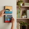 Mini Art Blocks Mounted on the Wall