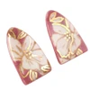 American Magnolia Blossom Arch Shaped Earrings