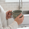 Handmade Pottery Handheld Soup Mug