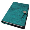 Handmade Leather Journal with Pacific Ocean Cove Motif