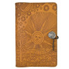 Celestial Pilgrim Embossed Leather Journal Made in USA