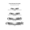 Flowering Vine Britannia Pewter French-Style 70mm Hair Barrette