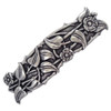 Flowering Vine Pewter French Style Hair Barrette Made in USA