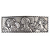 Pewter Greek Three Muses Hair Clip Made in the USA