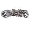 Acorn Oak Leaf Pewter Metal Hair Barrette Made in the USA