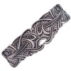 Art Nouveau Swirl Britannia Pewter French-Style Large Hair Barrette
