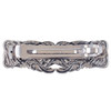 Art Nouveau Swirl Britannia Pewter French-Style Large Hair Barrette