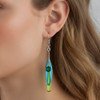 Handmade Kinetic Sculpture Inspired Earrings Made in USA