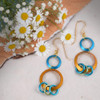 Handmade Sky Dance Art Earrings