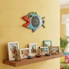 Whimsical Multicolor Artsy Tropical Fish Wall Clock