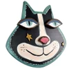 Whimsical Cheeky Cat Wall Sculpture "Pepper"