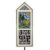 Ceramic Tile Garden Stake: Believe in Tomorrow