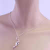 Sterling Silver Serpentine Snake Unisex Pendant