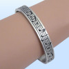 Music Notes Pewter Cuff Bracelet